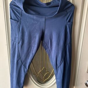 ZYIA Camo Navy Blue Leggings